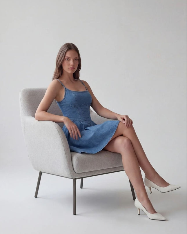 LUNEVIA DENIM DRESS - Sonata