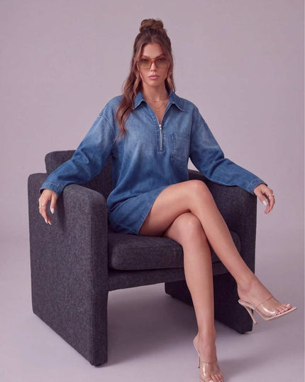 NOCTURNE DENIM DRESS - Sonata