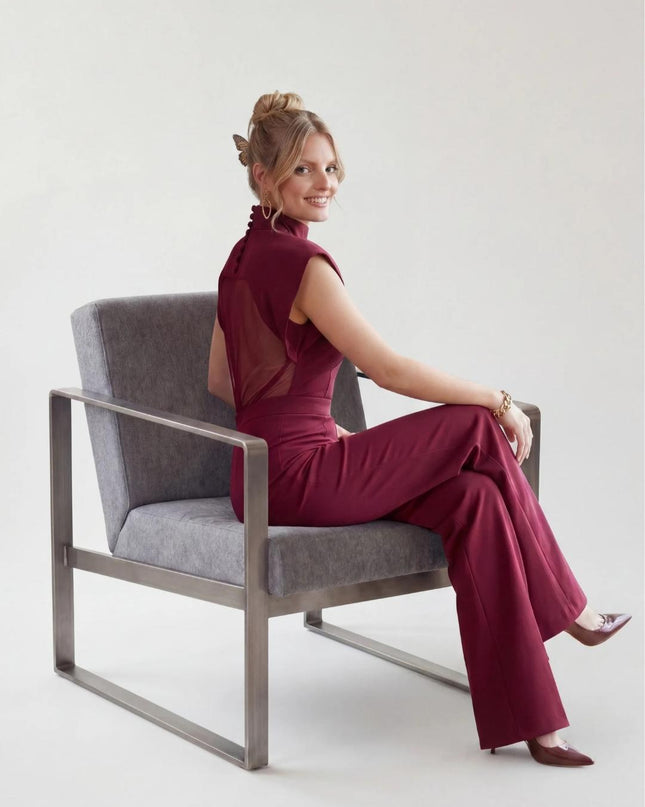 VIVIENNE CAPE JUMPSUIT
