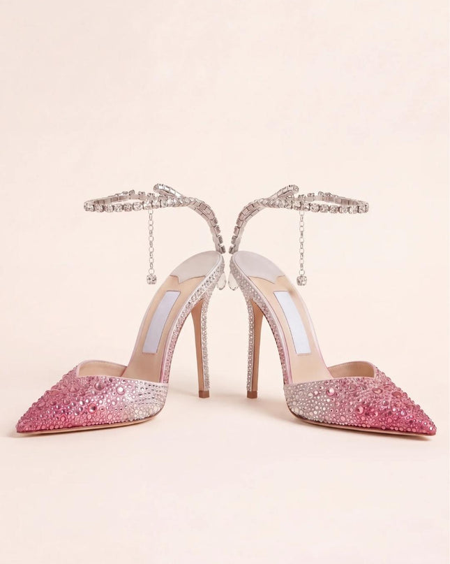 CRYSTAL D’ORSAY HEELS