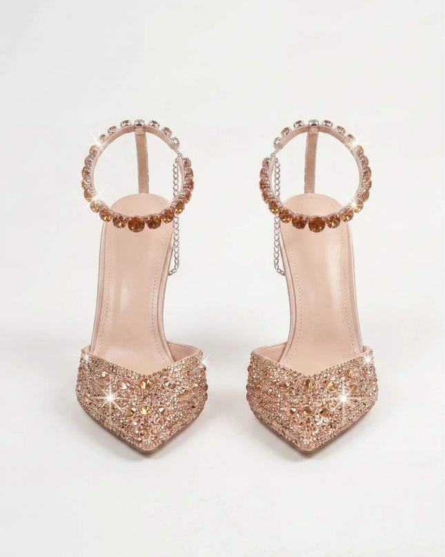 CRYSTAL D’ORSAY HEELS