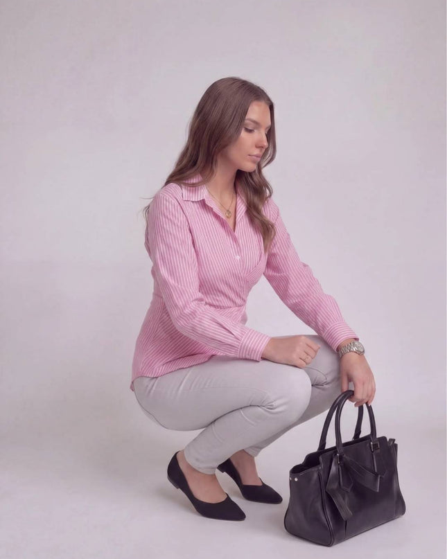 AZURE MUSE ASYMMETRIC SHIRT