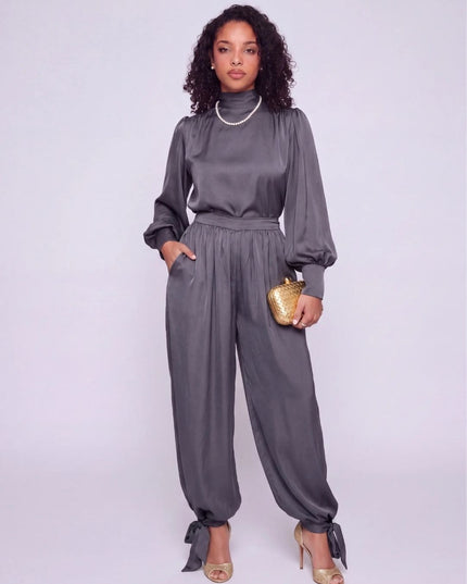 SILHOUETTE NOIRE PANT SET