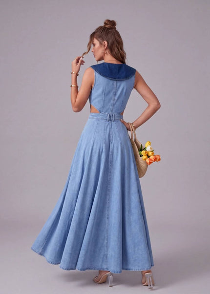 VELORA DENIM DRESS - Sonata