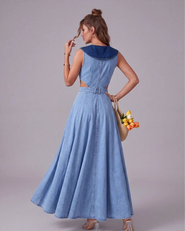 VELORA DENIM DRESS - Sonata