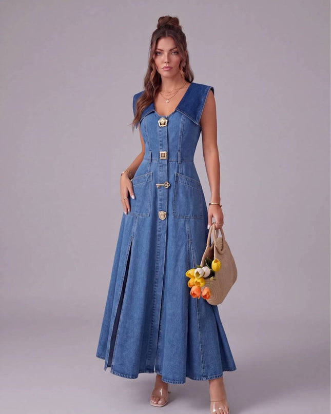 VELORA DENIM DRESS - Sonata