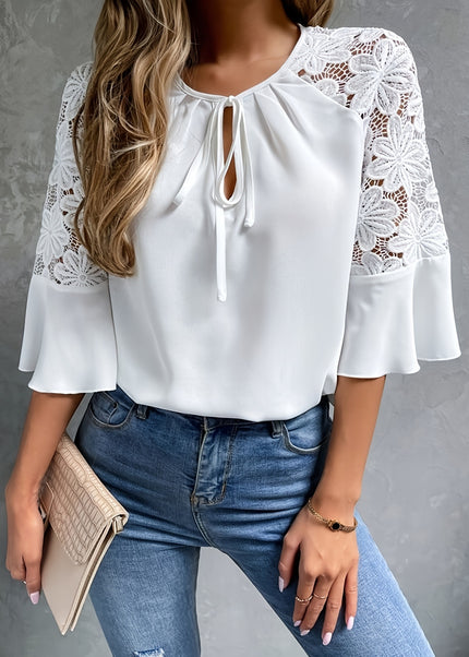 IVORY FLEUR BLOUSE