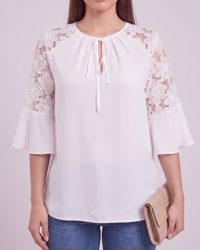 IVORY FLEUR BLOUSE