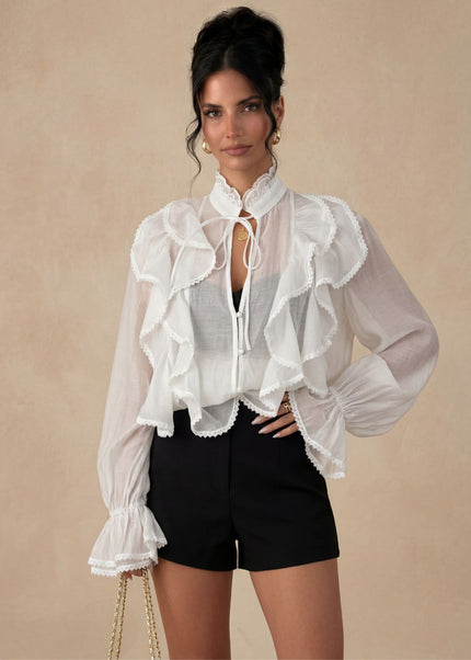 AURÉLIE RUFFLE BLOUSE - Sonata