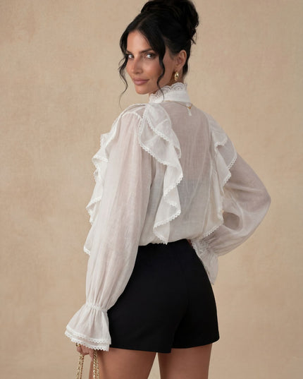 AURÉLIE RUFFLE BLOUSE - Sonata