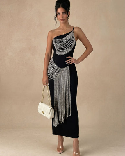 SERAPHINA FRINGE GOWN DRESS - Sonata