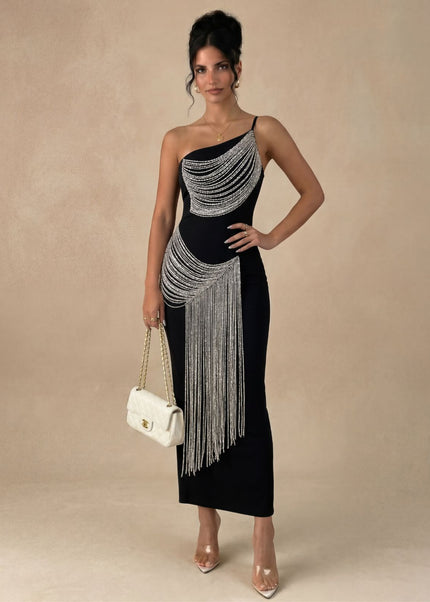 SERAPHINA FRINGE GOWN DRESS - Sonata