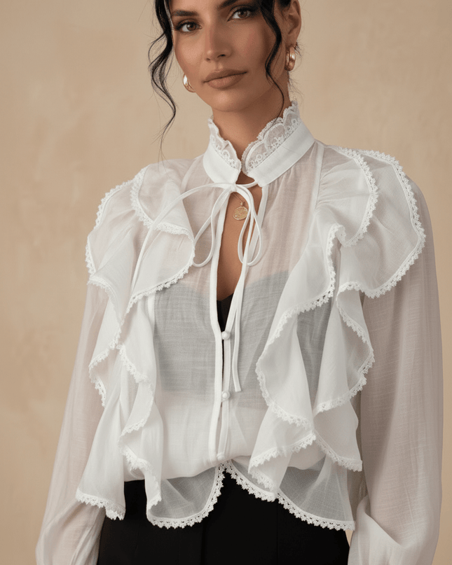 AURÉLIE RUFFLE BLOUSE - Sonata