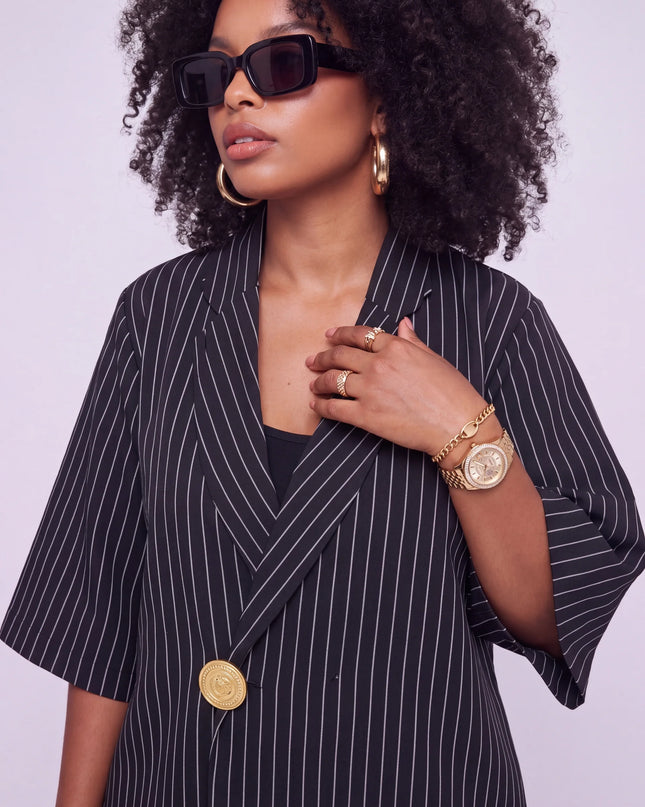 ÉLANCE STRIPE PANT SET