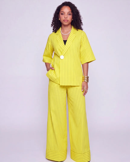 ÉLANCE STRIPE PANT SET